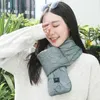 Halsdukar nackvärme halsduk mjuk vinter varm en-nyckel start snabb USB-driven elektrisk värmeterapi för kvinnor