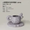 Mugs mignon ours tasse personnalité tasse à eau haute beauté céramique après-midi thé plat ensemble