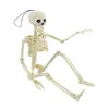 New 40cm Halloween Skeleton Movable Human Skull Bones Halloween Party Decoration for Home Bar Haunted Hanging House Horror Props