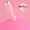 China Treasure Shape Vibrators Adult Sex Toys Unisex G-spot Massager Vaginal Anal Dual Use Plug AV Magic Wand Rods Vibrating Sticks Lady Masturbation Helper Shaker