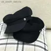 Ladies Winter Fashion Wool Felt Ocongonal Cap Girl Summer Canvas Newsboy Hat Woman Big Size Berets 54cm 56cm 57,5 ​​cm 59cm 62cm L230523