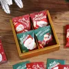 Nieuwe 100 Stuks Kerst Hot Seal Cookie Zakken Voor Handgemaakte Snoep Biscuit Bakken Verpakking Xmas Nieuwjaar Party Decoratie Kids gift Gunst