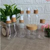 Wholesale frosted plastic/white plastic/clear plastic bottles and jars 60ml 120ml 150ml 250ml bamboo cap spray pump bottlegoods Axesk