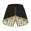 5a Rhude Shorts Designer Męs