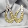Dangle Earrings Bridal Flower For Women Crystal Drop Long Flapper Art Deco Ear Studs Big Rhinestone Fashion Wedding Jewelry Gift