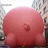 Açık Geçit Töreni Performans Dev Şişirilebilir Pembe Domuz Hayvan Balonu 6m (20ft) Sevimli Reklam Hava Üflemeli Domuz Modeli Olay için