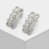 Boucles d'Oreilles Amorita Boutique Zircon Anniversaire Mariage Nuptiale Mignonne