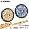 Roues libres de vélo Roues à chaîne ZTTO VTT 12 vitesses 10 50T Eagle Cassette Ultimate 12S 10 52T XD 378g ULT Pignon K7 Ultralight 12V Roue libre 12s 230621