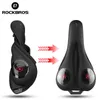 Fietszadels ROCKBROS MTB Fiets Zadelhoes Vloeibare Siliconen Gels Hollow Ademend Comfortabel Zacht Fietsen Seat Accessoires 230621