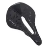 Selles de vélo Accessoires Siège en fibre de carbone Coussin de route de montagne Doux Ultra-léger Facile à installer Selle de vélo Noir Spring Racing 230621