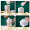 Ijs Gereedschap Mini Ice Crusher Handbediende Geschoren Ijs Milkshake Maker Huishoudelijke Draagbare Kleine Hagel Machine Keuken Tool 230621