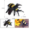 4 Pcs Bee Set Figurine Garden Animals Figures Various Bees Model 1224544