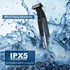 Electric Shavers MLG LT -185 USB Electric Shaver för enkel kroppsvägskäggskassstyling armhålor Hårborttagning för män -One Blade Design 230621