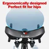 Fietszadels WEST FIETSEN Ergonomische Big Butt Fietszadel Verbreden Dikker Kussen Pad Comfortabel Ademend Fietsen Seat MTB Road 230621