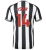 2023 24 Nufc Bruno G. ISAK Camisas de futebol Shearer Trippier Wilson Saint-Maximin Fãs Jogador United Football Shirt Kids Kit até 4XL ISAK # 14