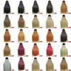 Hair pieces Xirocks WJZ100602 piecelot Synthetic 25 Colors Women Straight Clips Pieces Hairpiece s 230621