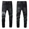 Designer Jeans Heren Denim Borduurwerk Broek Mode Gaten Broek AMERIKAANSE Maat 28-40 Hip Hop Verontruste Rits broek Voor mannelijke