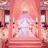 ロマンチックな結婚式の好意のためのワイドシャインシルバーミラーカーペットパーティーの装飾はカラフルな厚い表面フットクロスの新しい到着