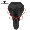 Fietszadels ROCKBROS MTB Fiets Zadelhoes Vloeibare Siliconen Gels Hollow Ademend Comfortabel Zacht Fietsen Seat Accessoires 230621