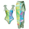 Womens Swimwear Swimsuit with Skirt Women Cover Up Female Beachwear Dress Brazilian Beach Bathing Suit 230620