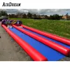 Hot selling 10x3m Popular inflatable bowling playground Alley shooting ball game with bowling-pins and balls