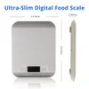 Hushållsskalor 5/10 kg elektronisk kökskala LCD -mätverktyg Rostfritt stål Digital vägningsskala mat diet balans skalor 230621