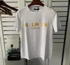 2023-talets sommardesigner T-shirt herr Svart Röd T-shirt med bokstavstryck Lyxiga kortärmade modebalman T-shirt Märkesdesigner Top Tees Asiatisk storlek S-XXL Neh