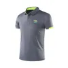 Malaga CF herr- och kvinnors polo modedesign mjuk andas mesh sport t-shirt utomhus sport casual skjorta
