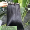 Hair Bulks Tape In s Human For Black Women Light Yaki Straight Bundles Ins Raw Microlink 230621