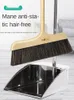 Vassoura manual vassoura de cerdas escova de cabelo conjunto de pá de lixo doméstico único combinado macio maravilhoso limpador 230621