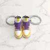 Plush Dolls Exquisite 3D Mini Sports Shoes Keychain Present Box Set Gift Nyckel Pendant Model Utsökta Gift Boys and Girls 'Birthday Present 230621