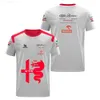 T-shirts pour hommes 2023 Alfa Romeo F1-hombre sweat trèfle formule un modèle confortable chemise d'extérieur été 2022