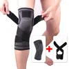 Genouillères Football Brace Sleeve Pour Sports Équipement de protection tricoté Volley-ball Basket-ball Course à pied