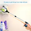 Brooms Dustpans Long Grabber Reacher Rotating Gripper Arm Hand Stick Mobility Aid Tool Trash Pick Up For Disaleble 230621