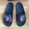 Designer Men Women Sandals Snake Print Slide Summer Flat Sandal Slipper Rubber Slides Sandal Floral Brocade Size 35-45