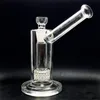 New Mobius Matrix Glass Hookah with Sidecar Bong Birdcage Perc Mouth 1 perc 10 Inch 18mm Connector GB-187-S