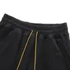 Man Black Designer Rhude Brodery Tracksuit Shorts Beach Summer Sport Wear Men Jogger Short Pants Us Size S-XL