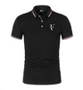 T-shirts pour hommes Nouveau Roger Federer Polo pour hommes Col tricoté Polo Bouton ample Manches courtes Sports Golf Shirt