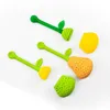 Creative Silicone Pear Shaped Tea Infuser Ball Leaf Tea Strainer Brewing Device Herbal Spice Filter Kitchen Tools