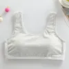 Camisoles Tanks Filles Soutien-gorge Puberté Étudiant Sous-vêtements Pur coton Anneau en acier pour femme Style fin gratuit Grande poitrine Petit débardeur de sport