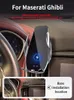 Car Phone Holder For Maserati Full line Ghibli Block -type base wireless bares rack accessories