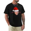 Regatas masculinas Happy Chris Mas H T-Shirt Edition T-Shirt Anime Mens Cotton Shirts