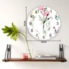 Wall Clocks Flower Petals Ladybird Dragonfly Insect Creative Clock For Home Office Decoration Living Room Bedroom Hanging Watch