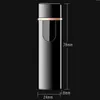 Mode Winddicht Elektronische Sigarettenaansteker Vlamloze Touchscreen Schakelaar Draagbare Kleurrijke USB Oplaadbare Aanstekers Gift