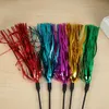 5pcs/lot cat toys feather wand kitten cat teaser turkey featherインタラクティブ面白いキャットスティックインタラクティブチェイシングトイスティック