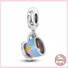 925 Серебряные бусины очарование подходит Pandora Charm 25 браслет морские черепахи Осьминоги