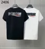 BLCG Lencia 2023 Summer New 100 ٪ T-Shirt Men High Quality Print Color Mens Designer T Shirt Paris Fashion Tops 22448