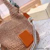 Raffia straw bag beach bag name brand bag handbag plus shoulder strap design hollow large capacity bucket bag women crossbody bag large capacity shopping bag 230502