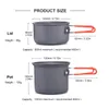 Camp Kitchen Widesea Ultralight Camping Cooking Utensils Outdoor Tableware Pot Set Hiking Picnic Travel Tourist Dishes Supplies Equipment 230621