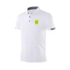 FC Nantes herr- och kvinnors polo modedesign mjuk andas mesh sport t-shirt utomhus sport casual skjorta